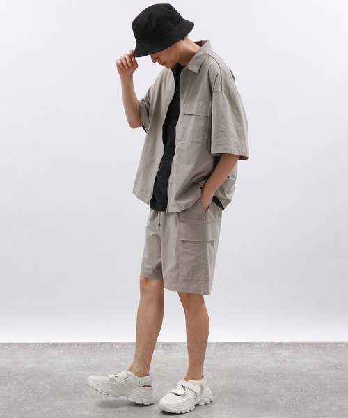 LAKOLE（ラコレ）の「吸水速乾ドットドライ4WAYシャツ / 129929（シャツ/ブラウス・メンズ・ブラック/セージグリーン/ブルー・MEDIUM/LARGE/X-LARGE）」の17枚目の写真