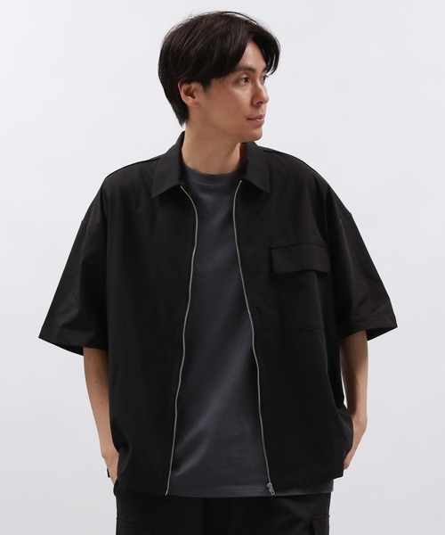 LAKOLE（ラコレ）の「吸水速乾ドットドライ4WAYシャツ / 129929（シャツ/ブラウス・メンズ・ブラック/セージグリーン/ブルー・MEDIUM/LARGE/X-LARGE）」の11枚目の写真