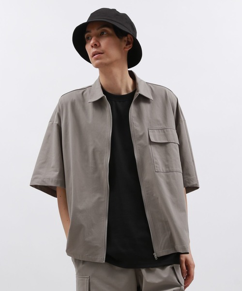 LAKOLE（ラコレ）の「吸水速乾ドットドライ4WAYシャツ / 129929（シャツ/ブラウス・メンズ・ブラック/セージグリーン/ブルー・MEDIUM/LARGE/X-LARGE）」の12枚目の写真