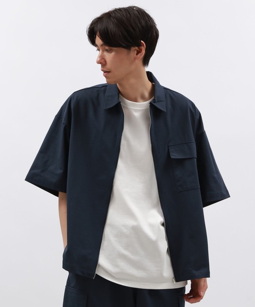 LAKOLE（ラコレ）の「吸水速乾ドットドライ4WAYシャツ / 129929（シャツ/ブラウス・メンズ・ブラック/セージグリーン/ブルー・MEDIUM/LARGE/X-LARGE）」の13枚目の写真