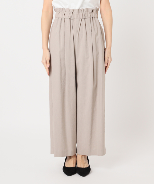 ジャーナルスタンダード　ウォッシャブルコットンリネンパンツ 追加》ウォッシャブルコットンリネンVISワイドパンツ（その他