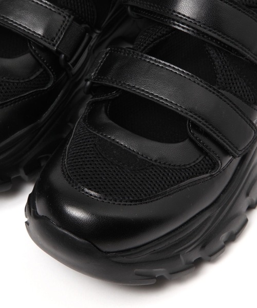 LAKOLE（ラコレ）の「ダブルベルトスニーカー / 135844（スニーカー・レディース・オフホワイト/シルバー/ブラック・SMALL/MEDIUM/LARGE）」の12枚目の写真