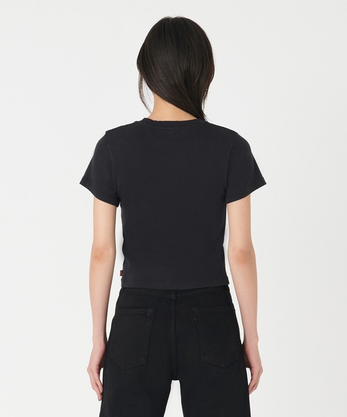 Levi's(リーバイス)の「Levi's/リーバイス エッセンシャル SPORTY Tシャツ ブラック VINTAGE(Tシャツ/カットソー・レディース・ブラック・XS/S/M)」の10枚目の写真