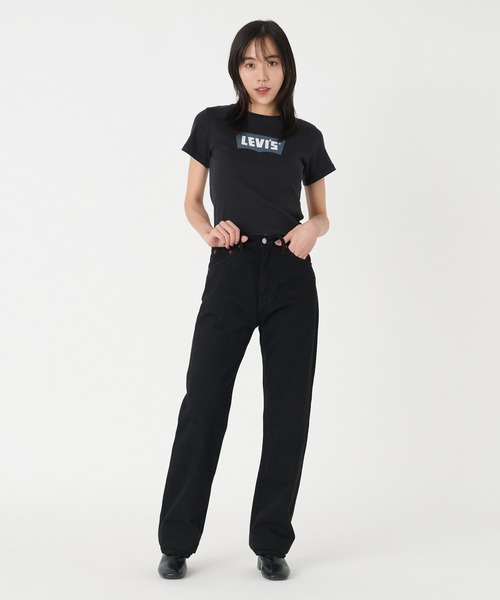 Levi's(リーバイス)の「Levi's/リーバイス エッセンシャル SPORTY Tシャツ ブラック VINTAGE(Tシャツ/カットソー・レディース・ブラック・XS/S/M)」の11枚目の写真
