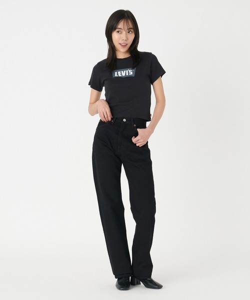 Levi's(リーバイス)の「Levi's/リーバイス エッセンシャル SPORTY Tシャツ ブラック VINTAGE(Tシャツ/カットソー・レディース・ブラック・XS/S/M)」の12枚目の写真