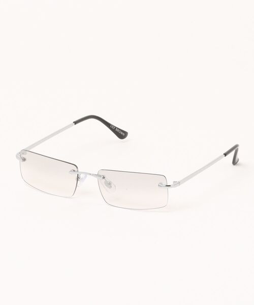 LILY BROWN（リリーブラウン）の「リムレスメガネ（その他ヘアアクセサリー・レディース・その他/グレー・FREE）」の2枚目の写真