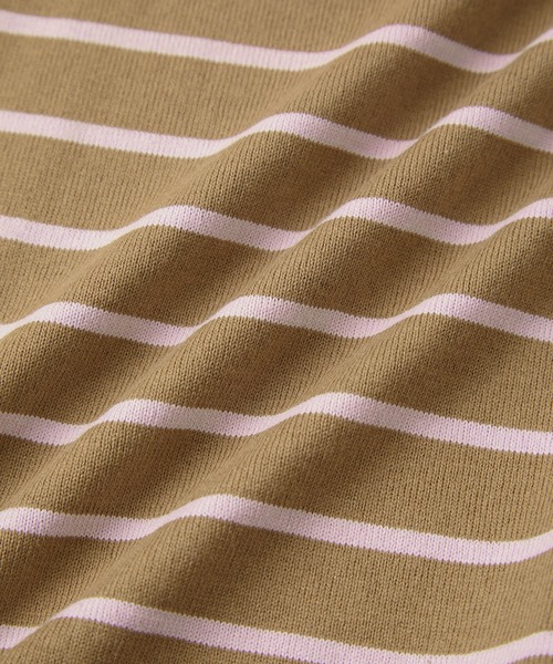 ADAM ET ROPE'(アダムエロペ)の「【WEB限定・洗える】バスクボーダージップディテールロンT(Tシャツ/カットソー・レディース・ブラック系その他/オフホワイト/ベージュ系その他・FREE)」の13枚目の写真
