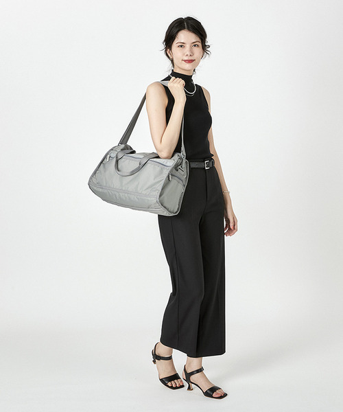 LeSportsac DELUXE MED WEEKENDER ドーブグレー/レスポ バッグ DELUXE MED WEEKENDERドーブグレー（ボストンバッグ