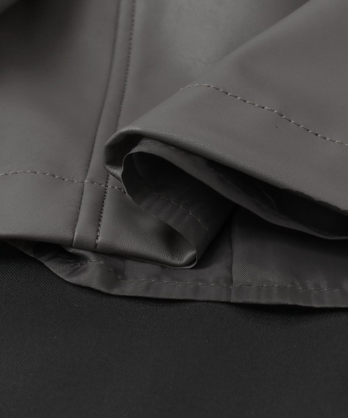 URBAN RESEARCH ROSSO WOMEN(アーバンリサーチ ロッソ)の「フェイクレザースカート(スカート・レディース・グレー/ブラウン・38/36)」の5枚目の写真