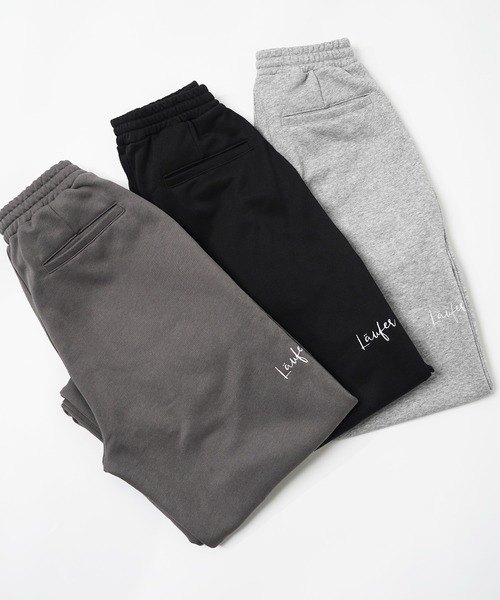 Laufer（ロイファー）の「【Laufer】セミフレア カットオフ スウェットパンツ（スウェットパンツ・メンズ・グレー/チャコールグレー/ブラック・FREE）」の4枚目の写真