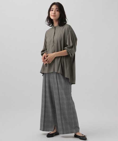 Elura（エルーラ）の「＜レギュラー／低身長サイズ＞サマ見えチェックワイドパンツ/136583（その他パンツ・レディース・ブラック系その他・MEDIUM/LARGE/FREE(S)）」の11枚目の写真