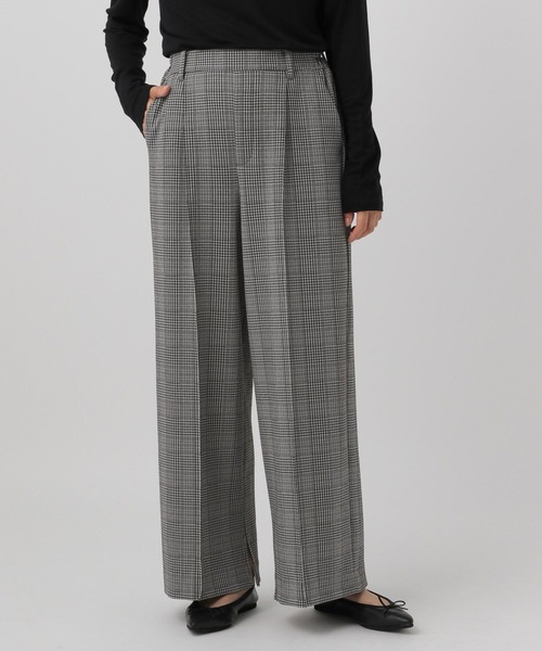 Elura（エルーラ）の「＜レギュラー／低身長サイズ＞サマ見えチェックワイドパンツ/136583（その他パンツ・レディース・ブラック系その他・MEDIUM/LARGE/FREE(S)）」の13枚目の写真