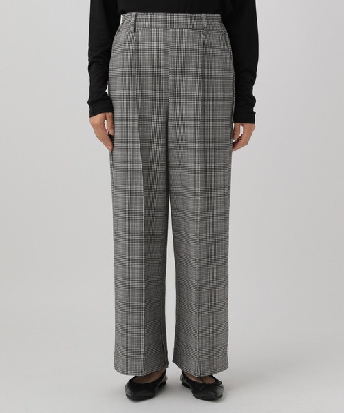 Elura（エルーラ）の「＜レギュラー／低身長サイズ＞サマ見えチェックワイドパンツ/136583（その他パンツ・レディース・ブラック系その他・MEDIUM/LARGE/FREE(S)）」の14枚目の写真