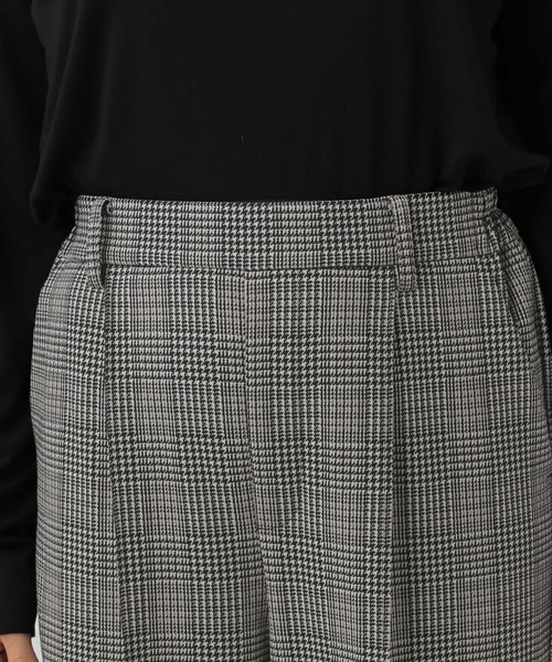 Elura（エルーラ）の「＜レギュラー／低身長サイズ＞サマ見えチェックワイドパンツ/136583（その他パンツ・レディース・ブラック系その他・MEDIUM/LARGE/FREE(S)）」の17枚目の写真