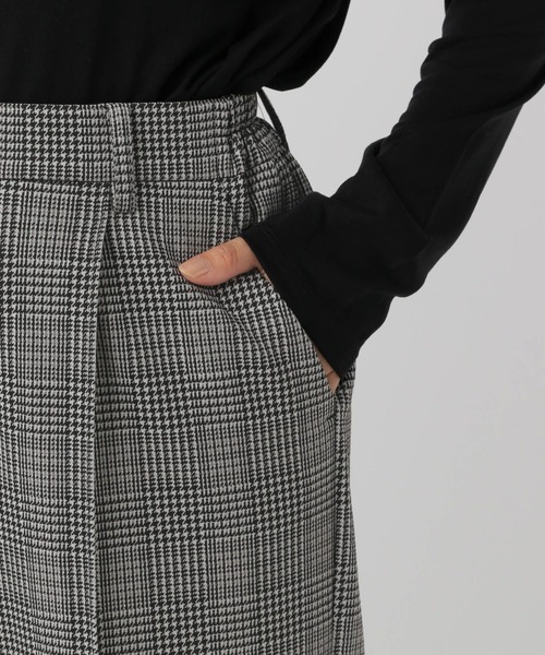 Elura（エルーラ）の「＜レギュラー／低身長サイズ＞サマ見えチェックワイドパンツ/136583（その他パンツ・レディース・ブラック系その他・MEDIUM/LARGE/FREE(S)）」の18枚目の写真