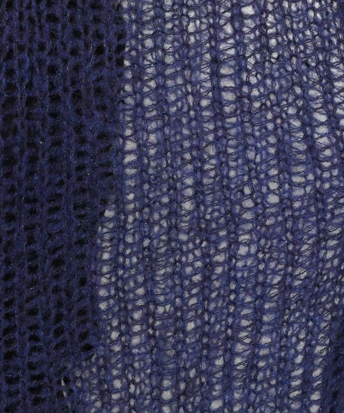 HARE（ハレ）の「2WAYシアーモヘヤニットプルオーバー(HARE)（ニット/セーター・レディース・ブラック/ネイビー・FREE）」の18枚目の写真