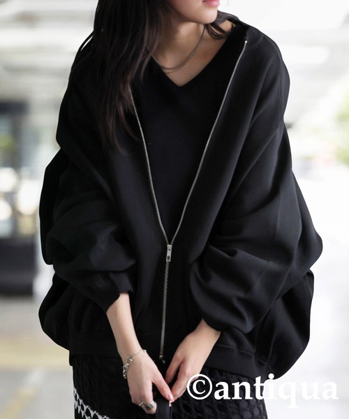 【超希少】ワイズ ビス LIMI ショールドッキングニットブルゾン ブラック スポンジニットブルゾン（ニット/セーター）｜antiqua（アンティカ）の