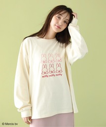 Miffy/フロント刺繍ロンT