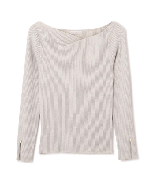 PROPORTION BODY DRESSING（プロポーションボディドレッシング）の「ニュアンスラメリブニット / 1214270915（ニット/セーター・レディース・ダークグレー/グレー/ピンク・FREE）」の4枚目の写真
