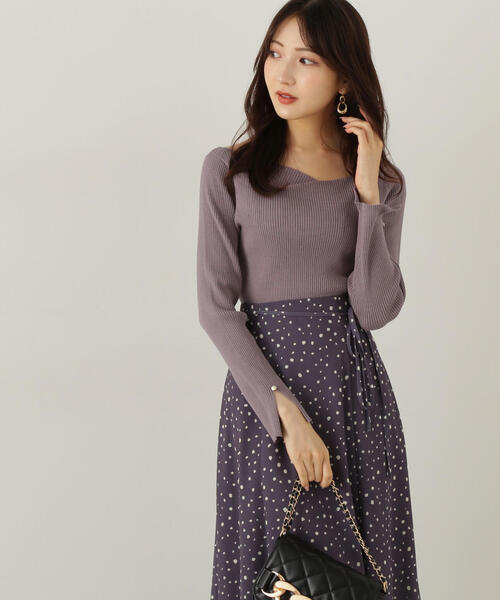 PROPORTION BODY DRESSING（プロポーションボディドレッシング）の「ニュアンスラメリブニット / 1214270915（ニット/セーター・レディース・ダークグレー/グレー/ピンク・FREE）」の21枚目の写真