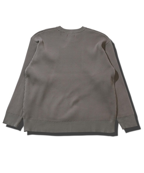 jiggys shop(ジギーズショップ)の「パフカルウォッシャブルワッフルクルーネック畦編みニットセーター(ニット/セーター・メンズ・ブルー系その他/ホワイト/チャコールグレー/ブラック/グレー系その他・SMALL/MEDIUM/LARGE/X-LARGE)」の12枚目の写真