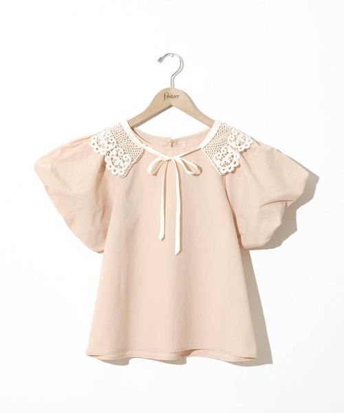 flower(フラワー)の「ビンテージライクレースカラー(付け襟・レディース・アイボリー・FREE)」の9枚目の写真