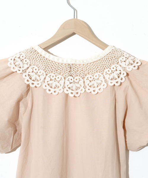flower(フラワー)の「ビンテージライクレースカラー(付け襟・レディース・アイボリー・FREE)」の7枚目の写真
