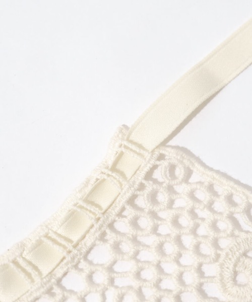 flower(フラワー)の「ビンテージライクレースカラー(付け襟・レディース・アイボリー・FREE)」の4枚目の写真