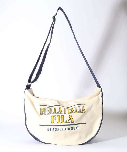 FILA BTS コラボ バケットバッグ ショルダーバッグ フィラ ベージュ BTSコラボ ショルダーバッグ FILA (BTS X FILA コラボバック「ON