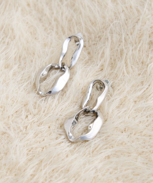 CIAOPANIC TYPY（チャオパニックティピー）の「lilダブルチェーンピアス（ピアス（両耳用）・レディース・ゴールド/シルバー・ONE SIZE）」の6枚目の写真