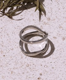 LHME | 【WEB限定】 “Moment”ブランチ2連リング/サージカルステンレス(金属アレルギー対応)【LHME / エルエイチエムイー】(リング)