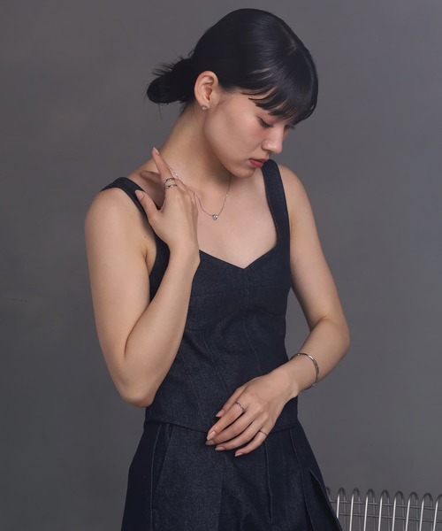 LHME(エルエイチエムイー)の「【WEB限定】 “Moment”ブランチ2連リング/サージカルステンレス(金属アレルギー対応)【LHME / エルエイチエムイー】(リング・レディース・シルバー/ゴールド・13号/11号/15号)」の13枚目の写真
