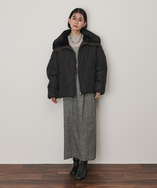 Shelly island(シェリーアイランド)の「タックロングスカート(スカート・レディース・ブラック/その他/ブラウン・FREE)」の18枚目の写真