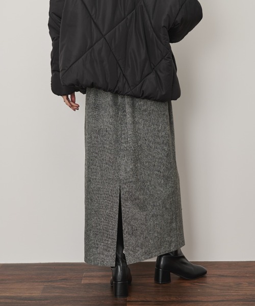 Shelly island(シェリーアイランド)の「タックロングスカート(スカート・レディース・ブラック/その他/ブラウン・FREE)」の13枚目の写真