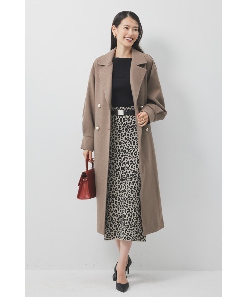 M.deux（エムドゥ）の「●オフショルニット●（ニット/セーター・レディース・ブラック/オレンジ/グレイッシュベージュ・MEDIUM）」の5枚目の写真