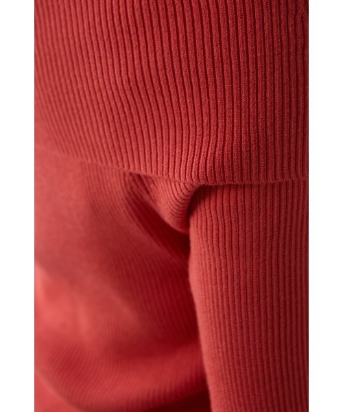 M.deux（エムドゥ）の「●オフショルニット●（ニット/セーター・レディース・ブラック/オレンジ/グレイッシュベージュ・MEDIUM）」の16枚目の写真