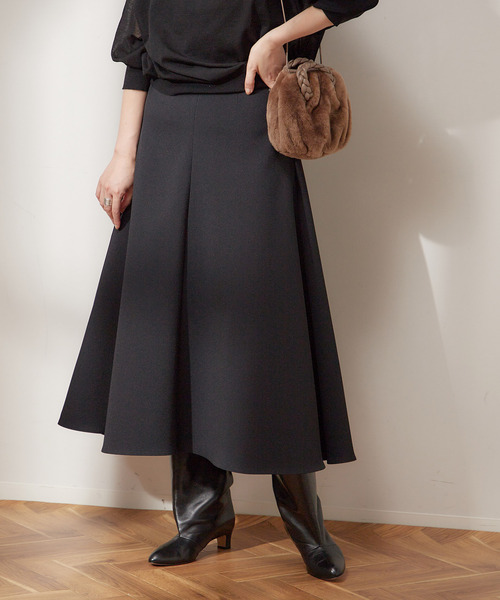 journal standard L'essage（ジャーナルスタンダードレサージュ）の「フォルムフレアスカート（スカート・レディース・ブラック/ネイビー・38/36）」の7枚目の写真