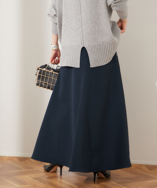journal standard L'essage（ジャーナルスタンダードレサージュ）の「フォルムフレアスカート（スカート・レディース・ブラック/ネイビー・38/36）」の14枚目の写真