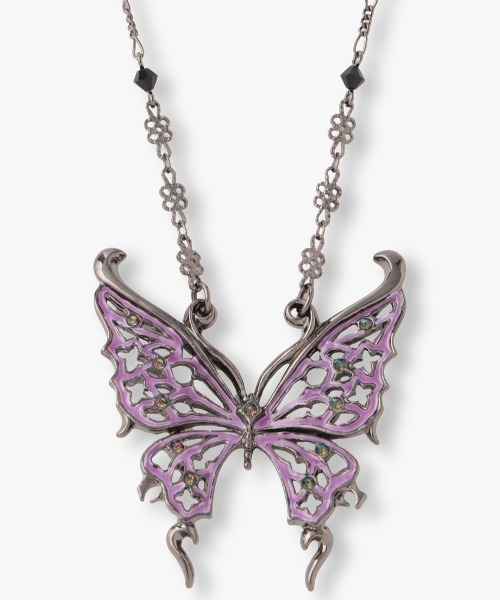 バタフライモチーフ ネックレス（ネックレス）｜ANNA SUI