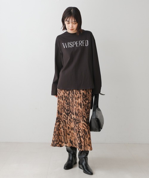 Bou Jeloud（ブージュルード）の「アニマルプリーツスカート（スカート・レディース・ブラウン/グレー・FREE）」の21枚目の写真