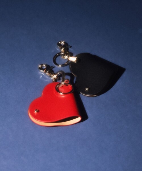 HASHIBAMI(ハシバミ)の「【WEB限定】Hashibami / ハート型 スマートキーリング(キーケース/キーアクセサリー・レディース・ブラック/グリーン系その他4/レッド/シルバー/ブラウン・ONE SIZE)」の6枚目の写真