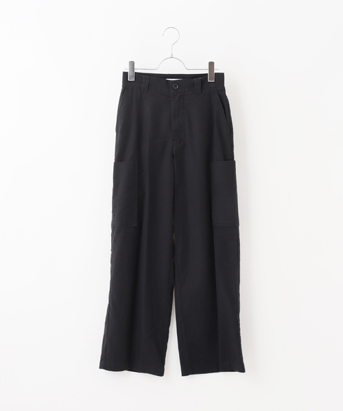 JOURNAL STANDARD(ジャーナルスタンダード)の「CARGO SEMI WIDE(カーゴパンツ・レディース・ネイビー/カーキ・36/38)」の2枚目の写真