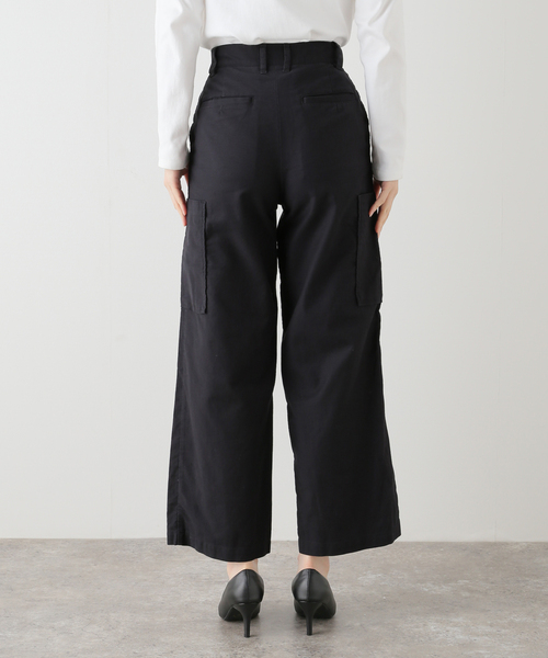 JOURNAL STANDARD(ジャーナルスタンダード)の「CARGO SEMI WIDE(カーゴパンツ・レディース・ネイビー/カーキ・36/38)」の15枚目の写真