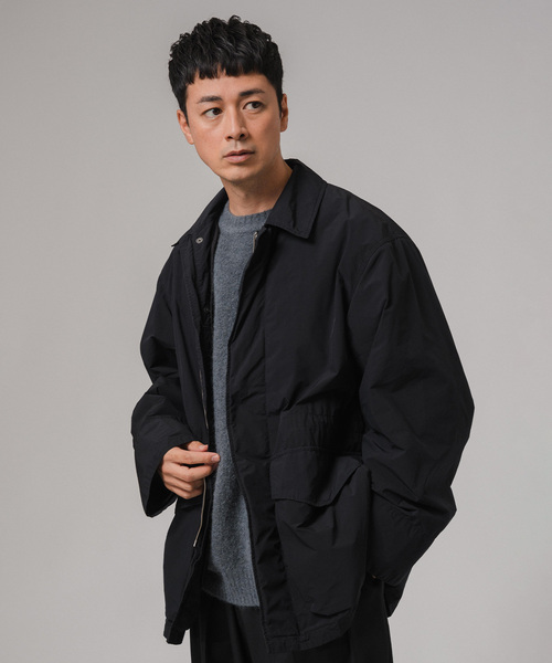 ATON 別注 AIR WHEATHER FIELD COAT サイズ04 ATON（エイトン）の「ATON(エイトン) 別注 AIR WHEATHER FIELD COAT