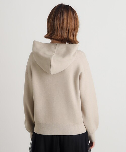 grove（グローブ）の「◆ニットジャカードジップフードパーカ（パーカー・レディース・グレー/ナチュラル/ブラック・02/03/01/04/05）」の18枚目の写真