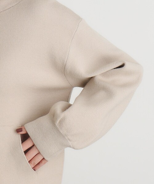 grove（グローブ）の「◆ニットジャカードジップフードパーカ（パーカー・レディース・グレー/ナチュラル/ブラック・02/03/01/04/05）」の20枚目の写真