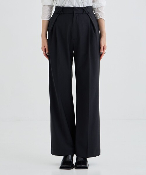 MURRAL(ミューラル)の「【MURRAL/ミューラル】Ivy slacks/スラックス(スラックス・レディース・ブラック/グレー・2/1)」の14枚目の写真