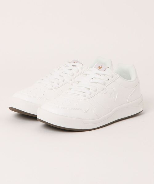 le coq sportif(ルコックスポルティフ)の「《le coq sportif》LCS グランエスト CL II(スニーカー・メンズ・ホワイト×ホワイト/ホワイト×ネイビー・22.5cm/23.5cm/24.5cm/23.0cm/24.0cm/25.0cm/26.0cm/27.0cm/28.0cm)」の2枚目の写真