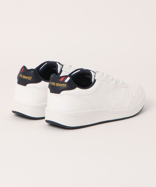 le coq sportif(ルコックスポルティフ)の「《le coq sportif》LCS グランエスト CL II(スニーカー・メンズ・ホワイト×ホワイト/ホワイト×ネイビー・22.5cm/23.5cm/24.5cm/23.0cm/24.0cm/25.0cm/26.0cm/27.0cm/28.0cm)」の3枚目の写真