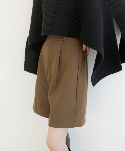 LIAN（リアン）の「ツイルタックショートパンツ（その他パンツ・レディース・ブラック/チャコールグレー/ブラウン・FREE）」の22枚目の写真
